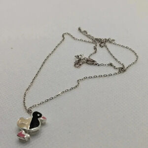 925 duck necklace